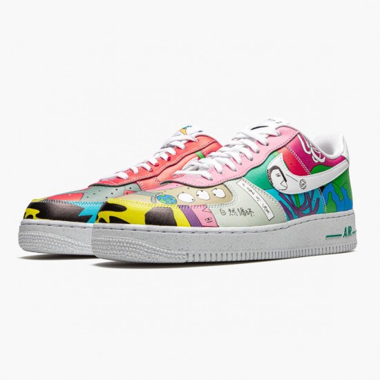 Nike Air Force 1 Flyleather Ruohan Wang CZ3990 900 Unisex Casual Shoes