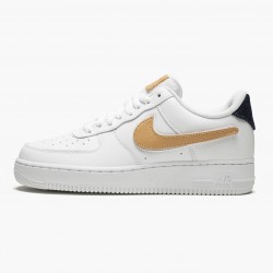 Nike Air Force 1 Low Removable Swoosh Pack White Vachetta Tan CT2253 100 Unisex Casual Shoes 