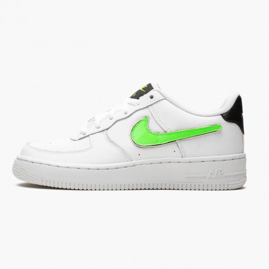 Nike Air Force 1 Low Removable Swoosh White Green Strike AR7446 100 Unisex Casual Shoes