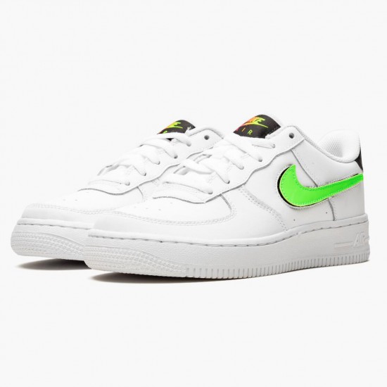 Nike Air Force 1 Low Removable Swoosh White Green Strike AR7446 100 Unisex Casual Shoes