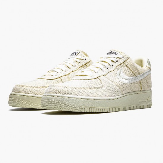 Nike Air Force 1 Low Stussy Fossil CZ9084 200 Unisex Casual Shoes