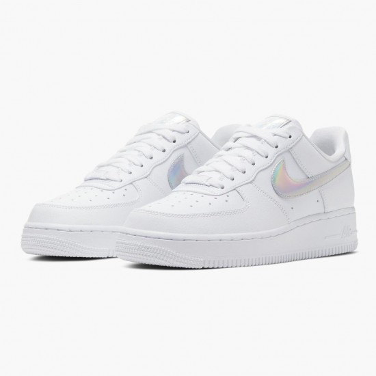 Nike Air Force 1 Low White Irisdescent CJ1646 100 Unisex Casual Shoes