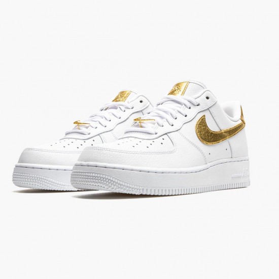 Nike Air Force 1 Low White Metallic Gold DC2181 100 Unisex Casual Shoes
