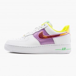 Nike Air Force 1 Low White Multi Pastel CW5592 100 Unisex Casual Shoes 