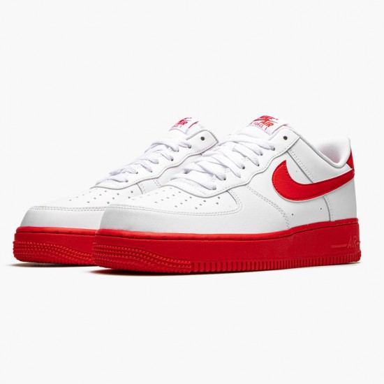 Nike Air Force 1 Low White Red Midsole CK7663 102 Unisex Casual Shoes