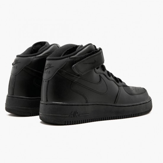 Nike Air Force 1 Mid Black 315123 001 Unisex Casual Shoes