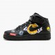 Nike Air Force 1 Mid Supreme NBA Black AQ8017 001 Unisex Casual Shoes