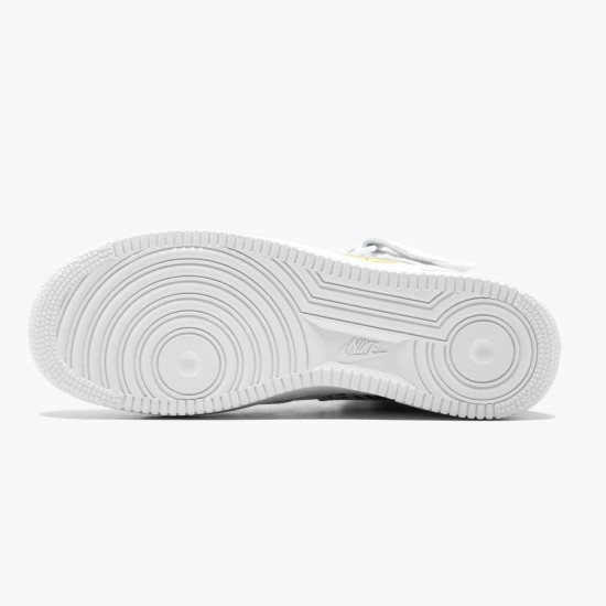 Nike Air Force 1 Mid Supreme NBA White AQ8017 100 Unisex Casual Shoes