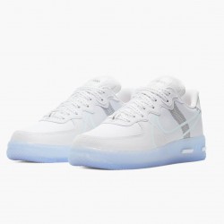 Nike Air Force 1 React White Light Bone CQ8879 100 Unisex Casual Shoes 