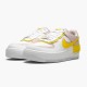Nike Air Force 1 Shadow White Barely Rose Speed Yellow CJ1641 102 Womens Casual Shoes