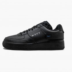 Nike Air Force 1 Type Black Royal AT7859 001 Unisex Casual Shoes 