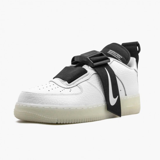 Nike Air Force 1 Utility White Black AV6247 100 Mens Casual Shoes