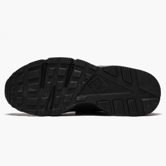 Nike Air Huarache Black Black White 318429 003 Unisex Casual Shoes