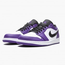 Air Jordan 1 Retro Low Court Purple 553558-500 Jordan Shoes