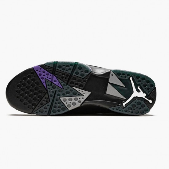 Air Jordan 7 Retro Ray Allen Black Fierce Purpler Dark Stee 304775-053 Jordan Shoes