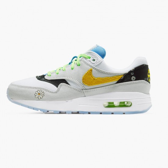 Nike Air Max 1 Daisy CW5861 100 Unisex Running Shoes