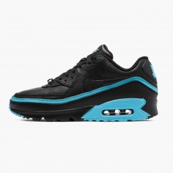 Nike Air Max 90 Undefeated Black Blue Fury CJ7197 002 Unisex Running Shoes 