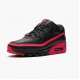 Nike Air Max 90 Undefeated Black Solar Red CJ7197 003 Unisex Running Shoes