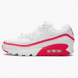 Nike Air Max 90 Undefeated White Solar Red CJ7197 103 Unisex Running Shoes 
