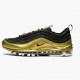 Nike Air Max 97 Black Metallic Gold AT5458 002 Unisex Running Shoes
