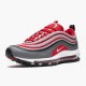Nike Air Max 97 Dark Grey Gym Red 921826 007 Unisex Running Shoes