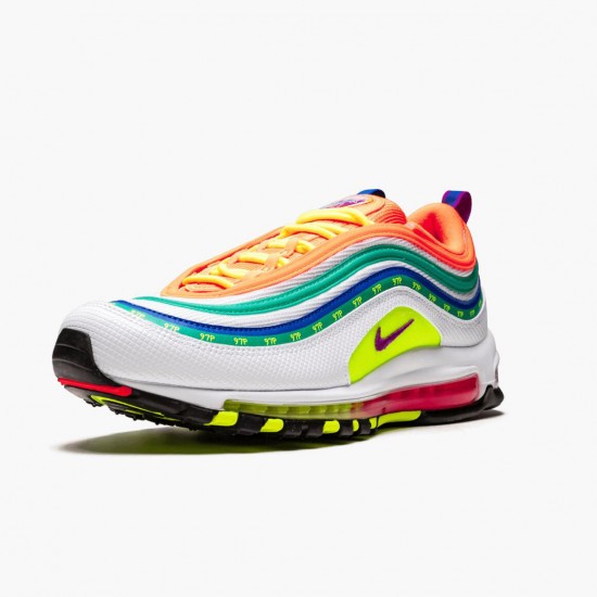 Nike Air Max 97 London Summer of Love CI1504 100 Unisex Running Shoes