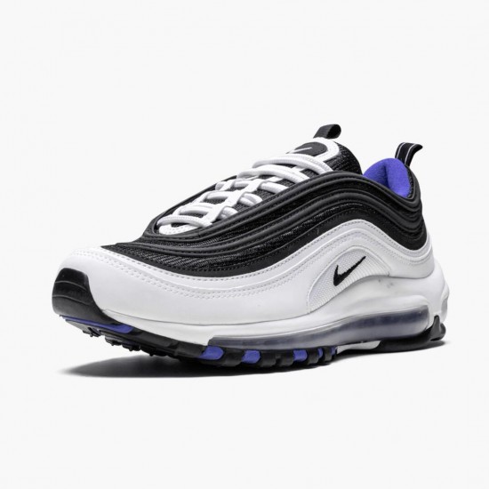 Nike Air Max 97 White Black Persian Violet 921522 102 Unisex Running Shoes
