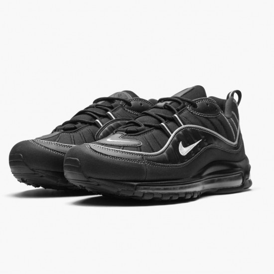 Nike Air Max 98 Black Oil Grey 640744 013 Mens Running Shoes