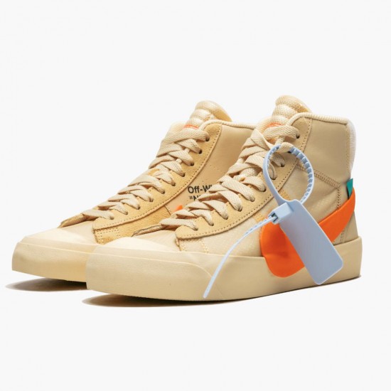 Nike Blazer Mid Off-White All Hallows Eve AA3832 700 Unisex Casual Shoes