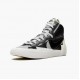 Nike Blazer Mid sacai Black Grey BV0072 002 Unisex Casual Shoes