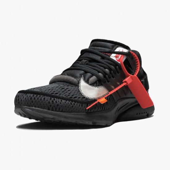 Nike Air Presto Off White Black AA3830 002 Unisex Casual Shoes
