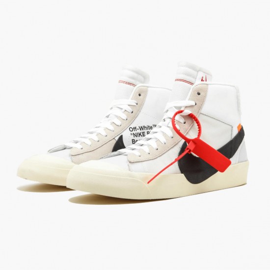 Nike Blazer Mid Off White AA3832 100 Unisex Casual Shoes
