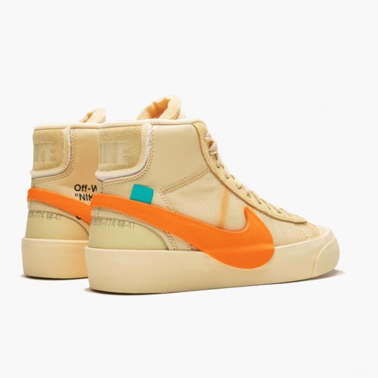 Nike Blazer Mid Off White All Hallows Eve AA3832 700 Unisex Casual Shoes