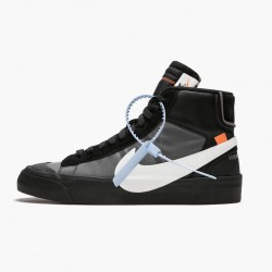 Nike Blazer Mid Off White Grim Reaper AA3832 001 Unisex Casual Shoes 