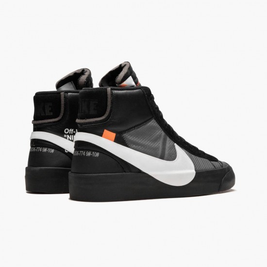 Nike Blazer Mid Off White Grim Reaper AA3832 001 Unisex Casual Shoes