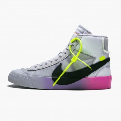 Nike Blazer Mid Off-White Wolf Grey Serena Queen AA3832 002 Unisex Casual Shoes 
