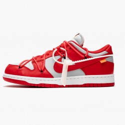 Nike Dunk Low Off White University Red CT0856 600 Unisex Casual Shoes 