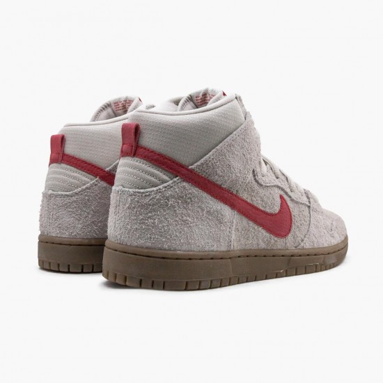 Nike Dunk High Pro SB Birch Hyper Red 305050 206 Unisex Casual Shoes