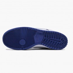 Nike SB Dunk Low Premium White Game Royal CJ6884 100 Unisex Casual Shoes 