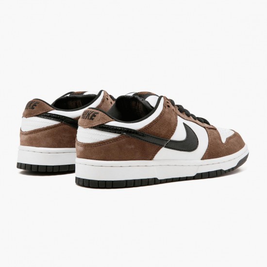 Nike SB Dunk Low White Black Trail End Brown 304292 102 Mens Casual Shoes