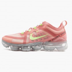 Nike Air VaporMax 2019 Pink Tint Barely Volt AR6632 602 Womens Running Shoes 