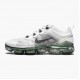Nike Air VaporMax 2019 Premium White Platinum Tint Lime Blast AT6810 100 Unisex Running Shoes