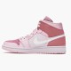 Air Jordan 1 Mid Digital Pink Digital Pink White Foam Sail CV5379 600 Womens AJ1 Jordan Sneakers