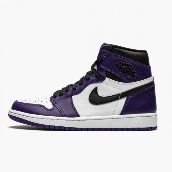 Air Jordan 1 Retro High Og Court Purple 555088 500 AJ1 Sneakers