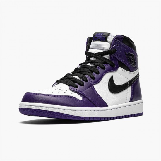 Air Jordan 1 Retro High Og Court Purple 555088 500 AJ1 Sneakers