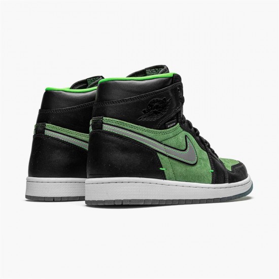 Air Jordan 1 Retro High Zoom Zen Green Unisex AJ1 Shoes CK6637 002 Tomatillo Rage Jordan Sneakers