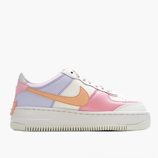 WMNS Air Force 1 Shadow Sail "Pink Glaze" CI0919-111 AF1 Running Shoes