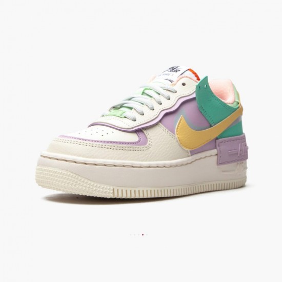 Wmns Air Force 1 Low Shadow Pale Ivory  Running Shoes CI0919 101