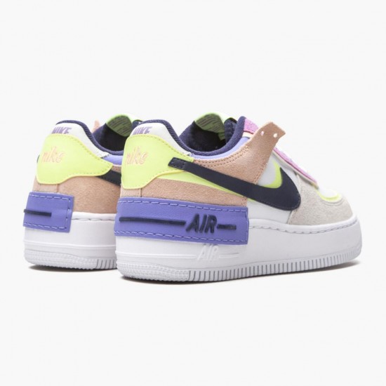 Wmns Air Force 1 Low Shadow Photon Dust Crimson Tint Running Shoes CI0919 101